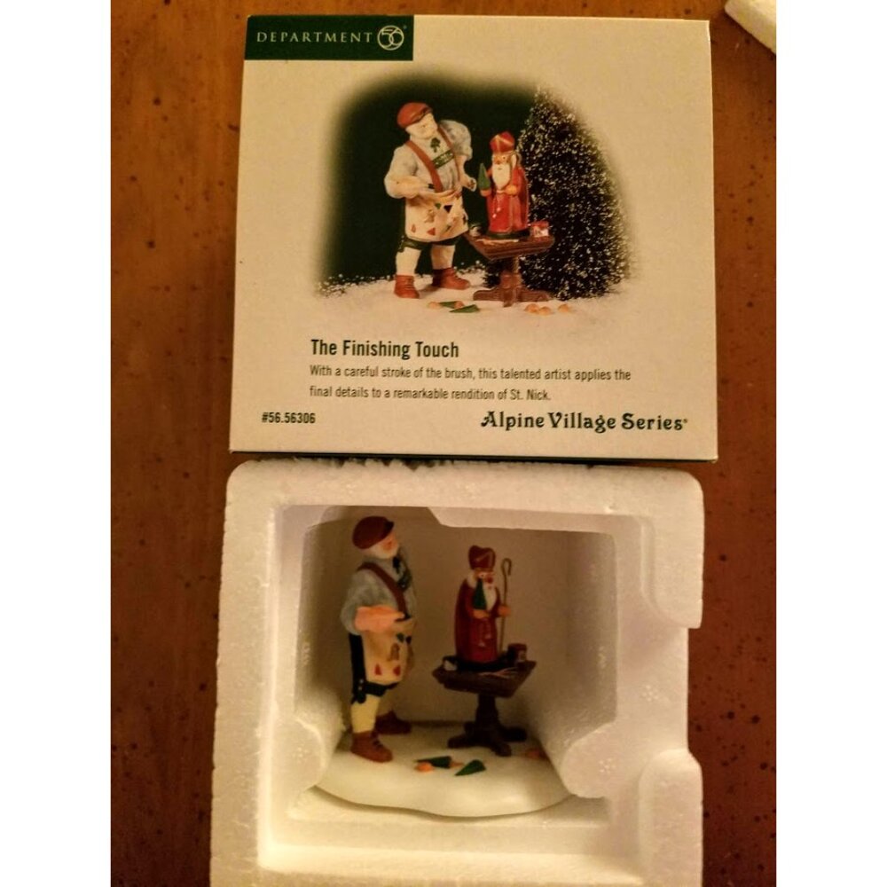 "The Finishing Touch" #56306 Alpine Village Series -Retired-